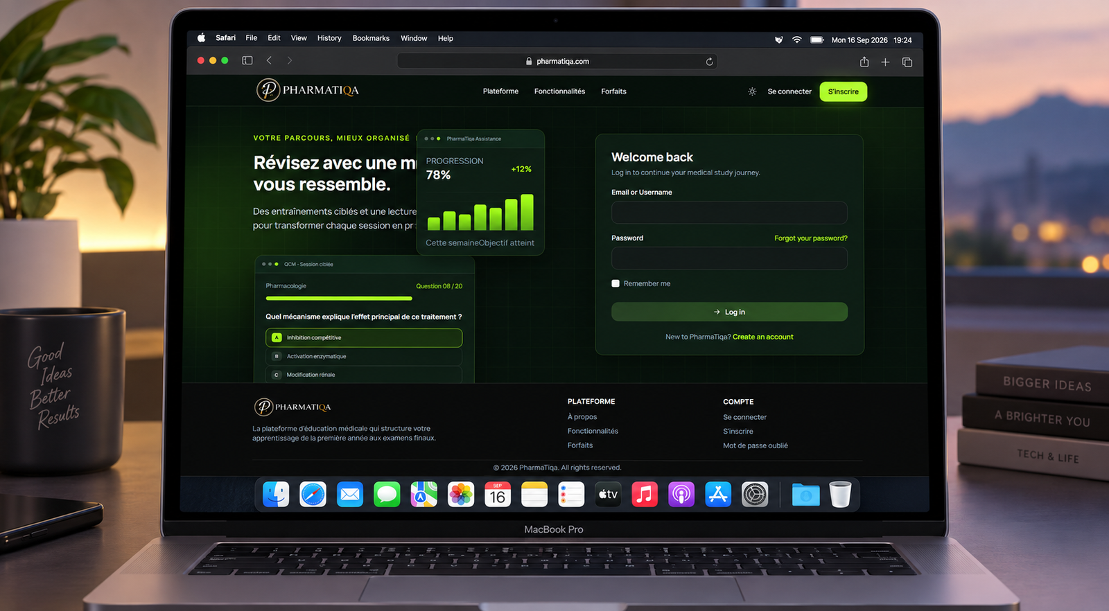 la plateforme d’apprentissage dédiée aux étudiants en pharmacie et en médecine